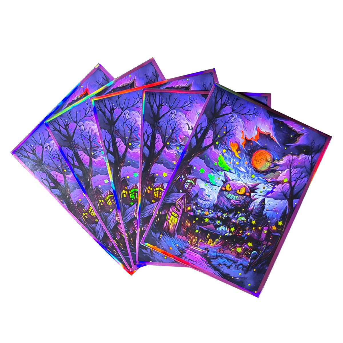 Pokemon Binder Card - Manchons de cartes holographiques Pokemon Gengar,