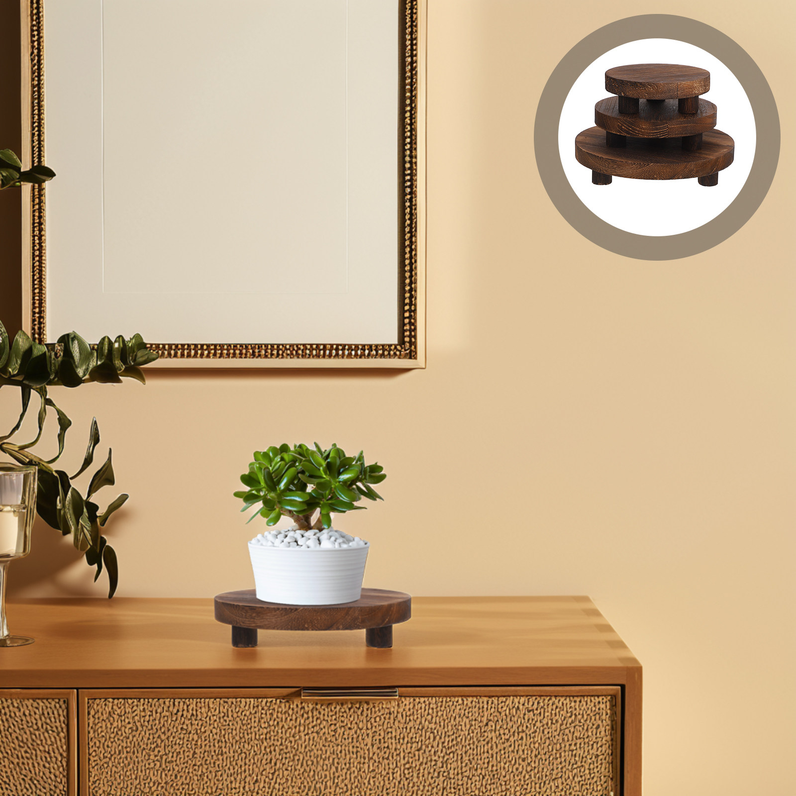 Display Risers Set - Ensemble de 3 supports pour plantes