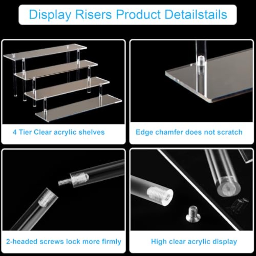 Support de rangement à 4 nivea - Display Risers Set avis et prix